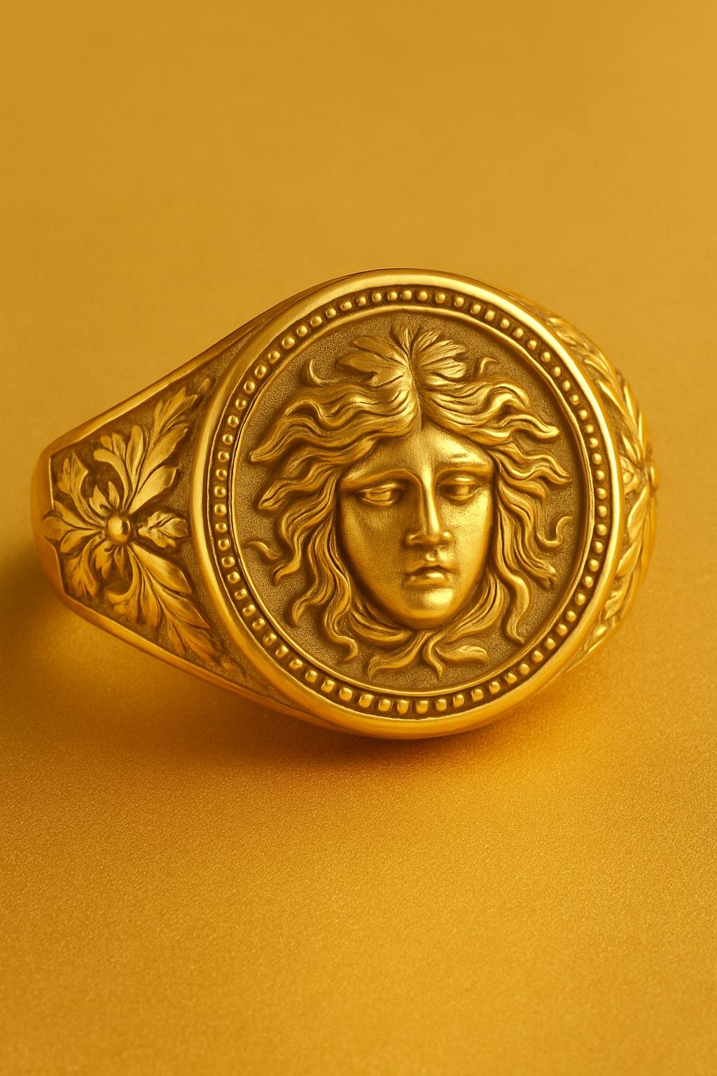 Medusa head ring