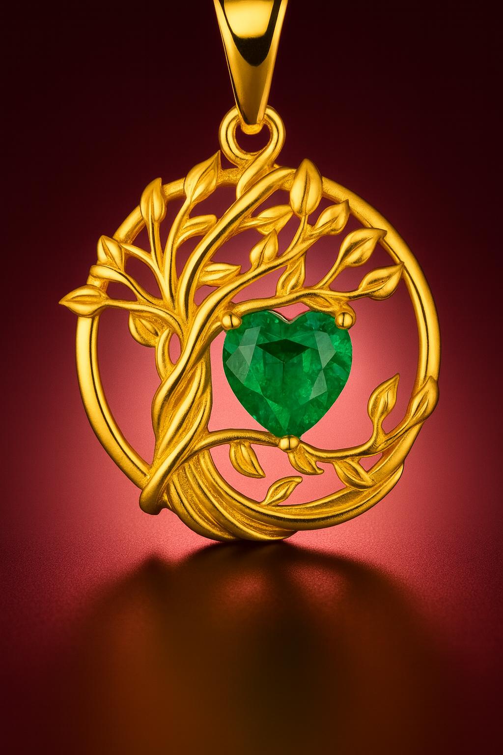 Yellow gold tree of life