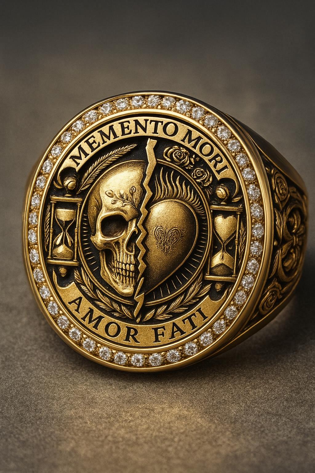 Memento moris ring
