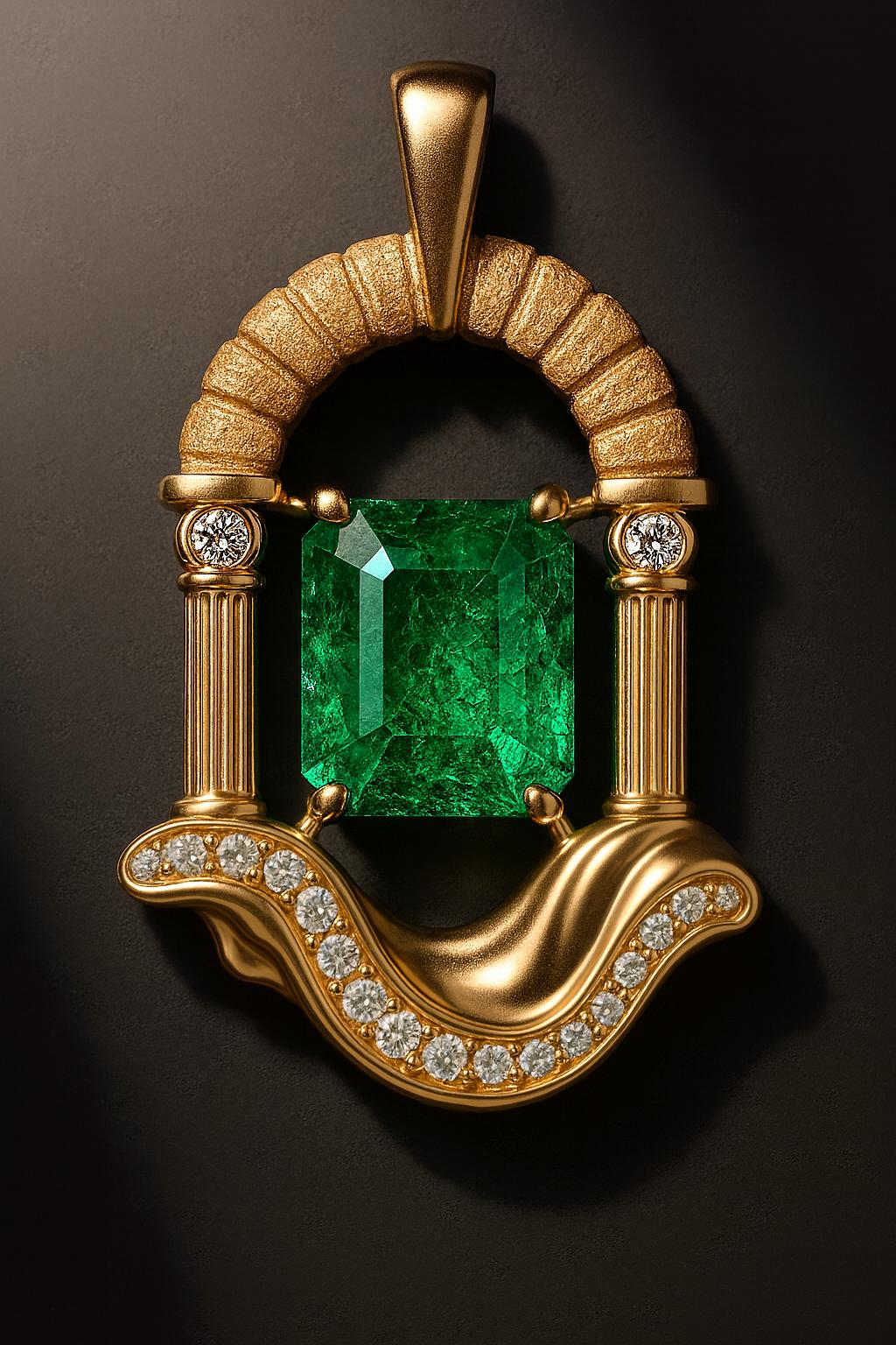 Emerald pendant