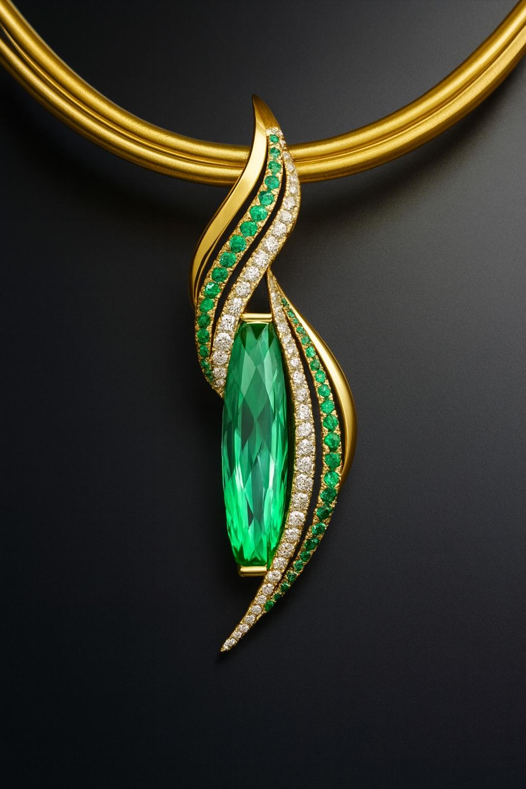 Emerald pendant