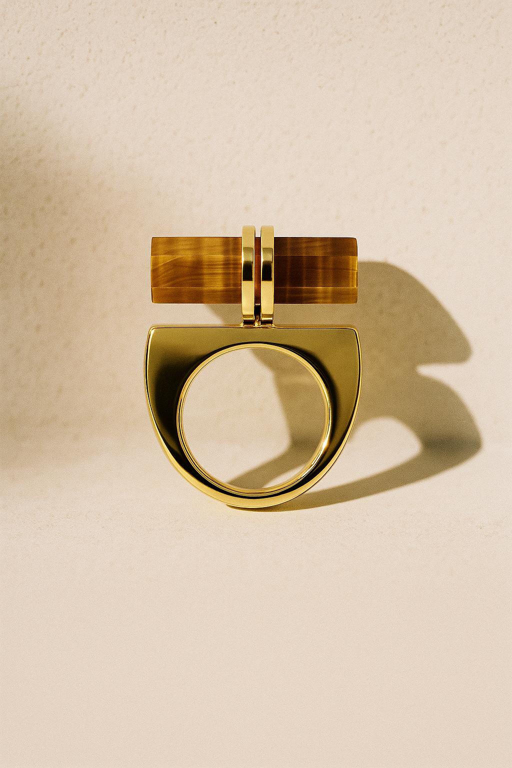 Tiger eye ring