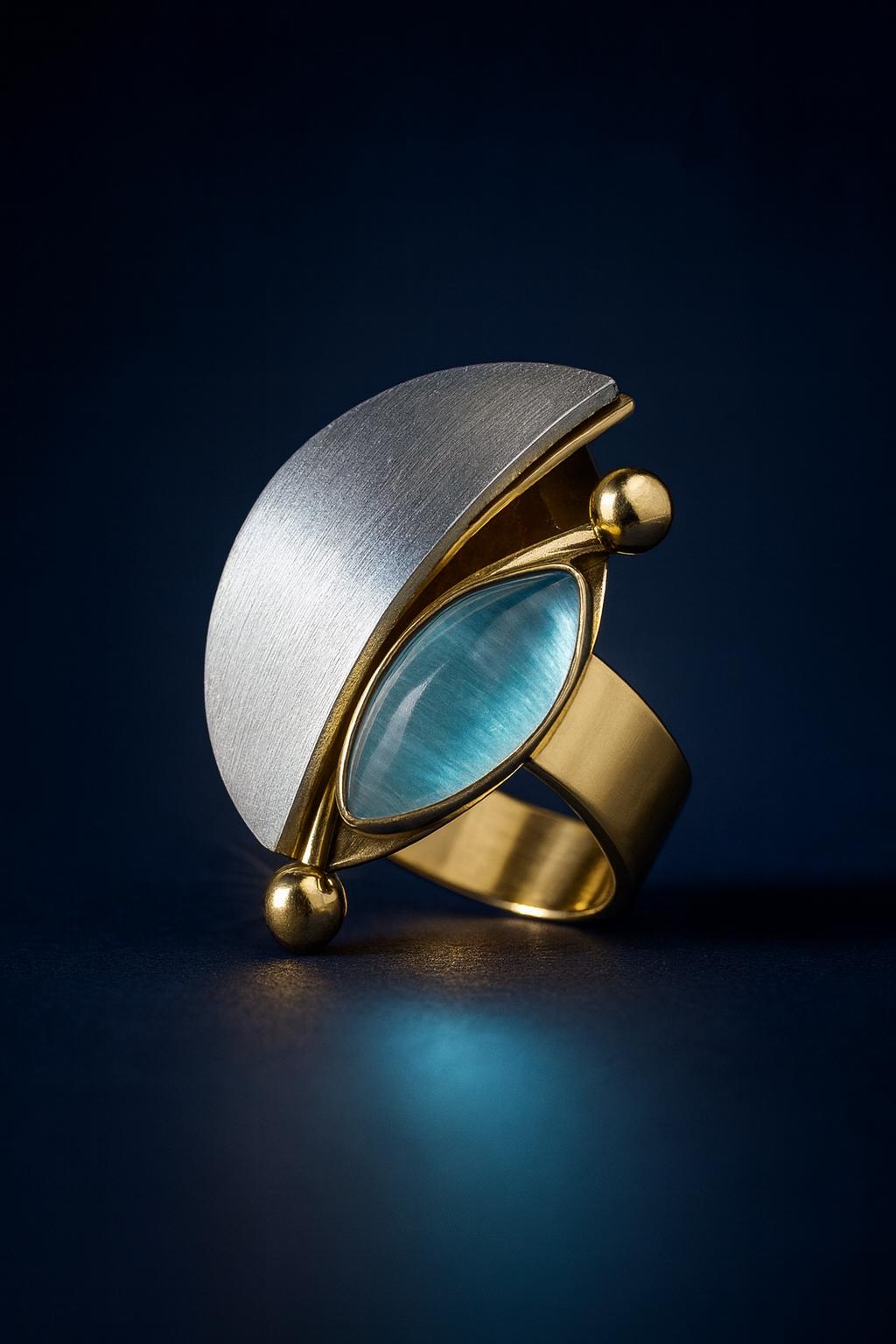 Aquamarine ring